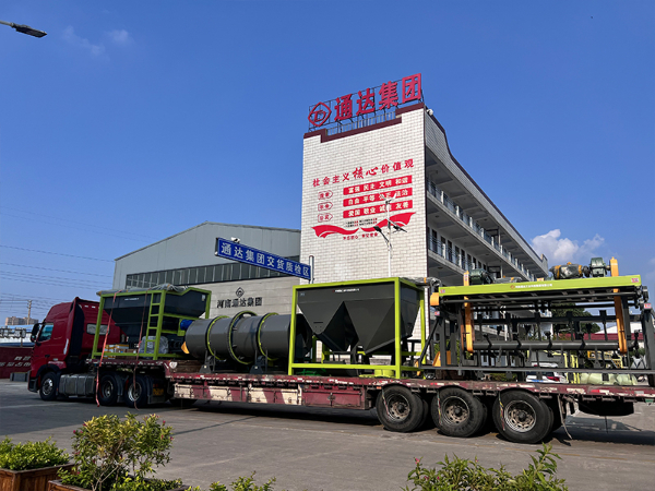 顆粒有機肥生產(chǎn)線發(fā)往安徽六安